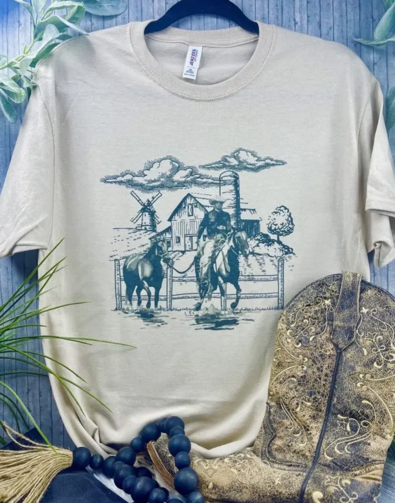 Cowboy landscape Tee