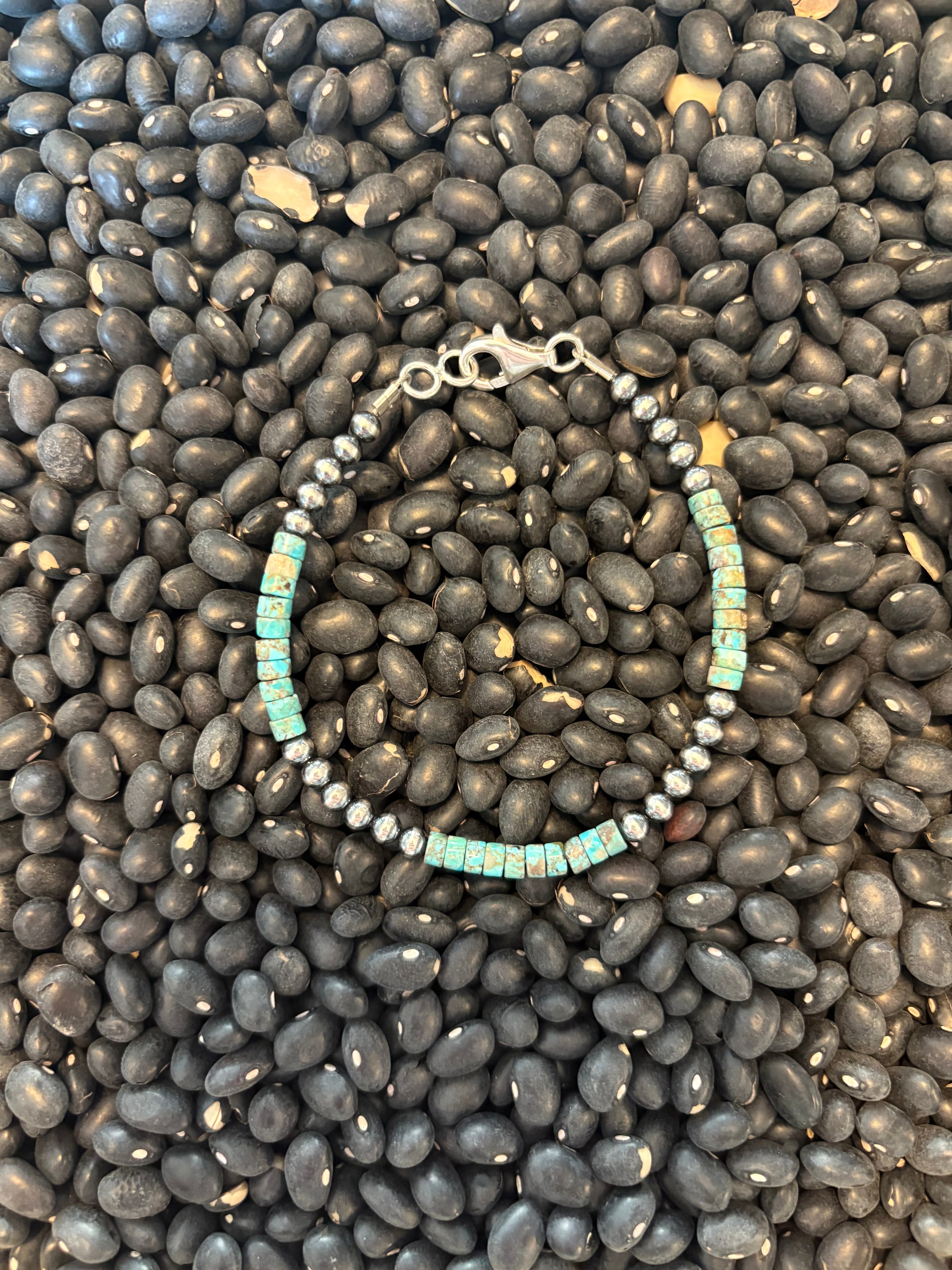 4mm & turquoise braclet