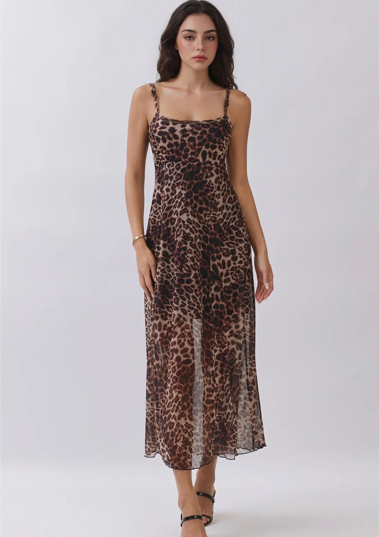 Long Chetah Dress