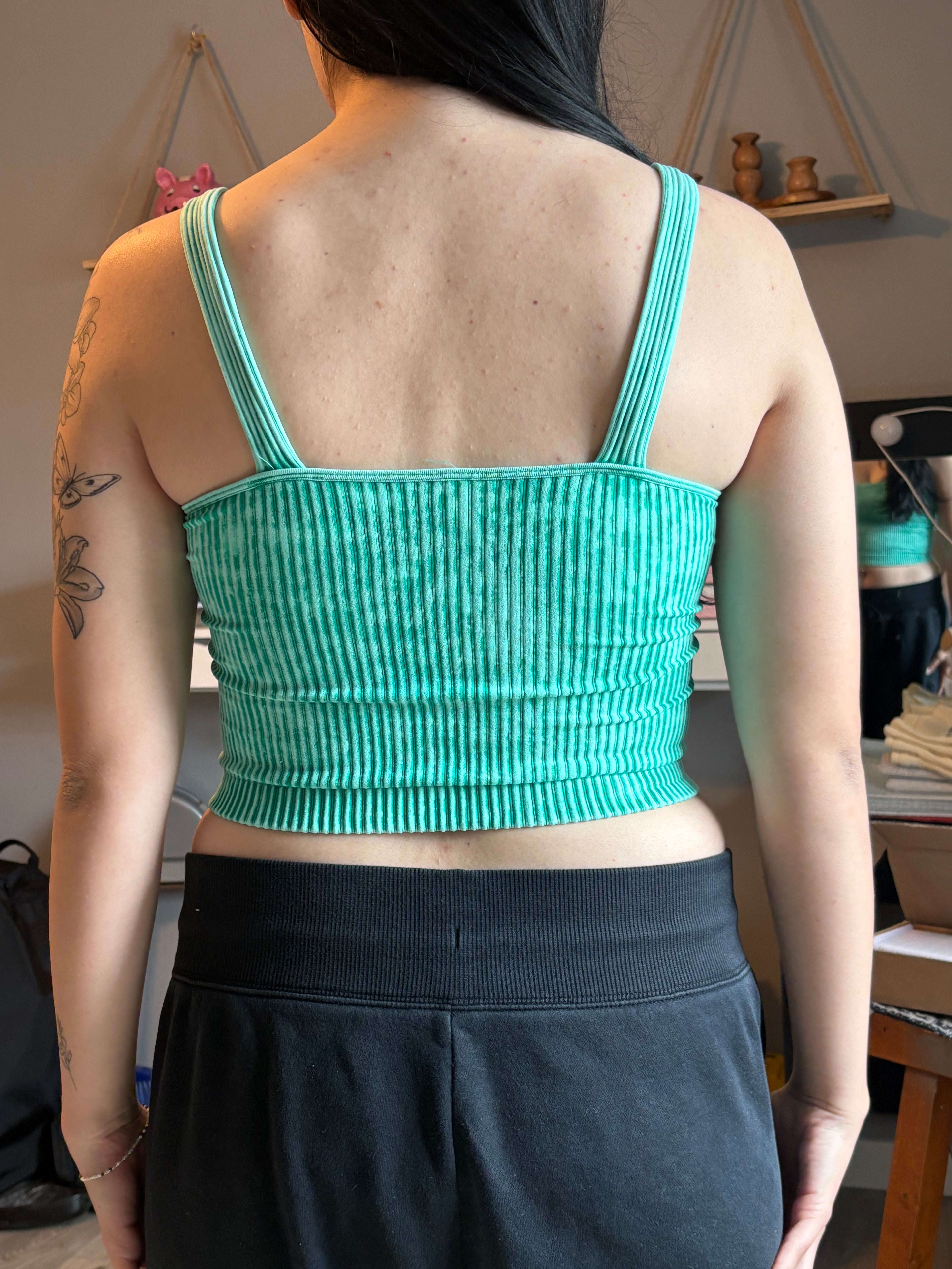 Crop Ribbed Tank
