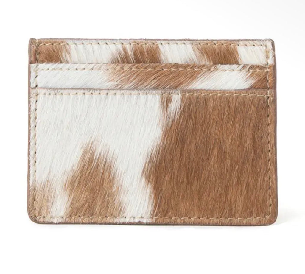 Cowhide card holder