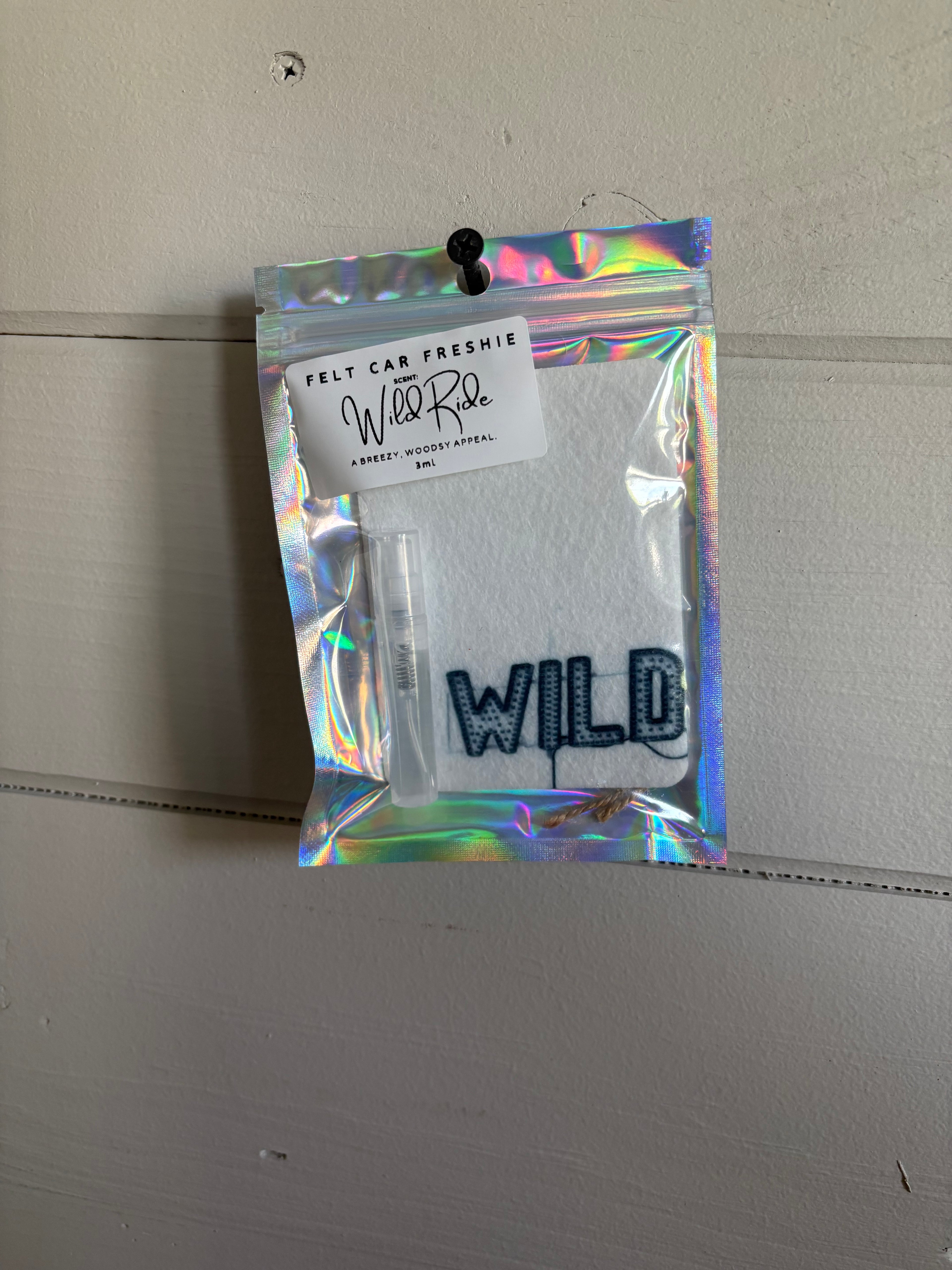 “WILD” felt freshie