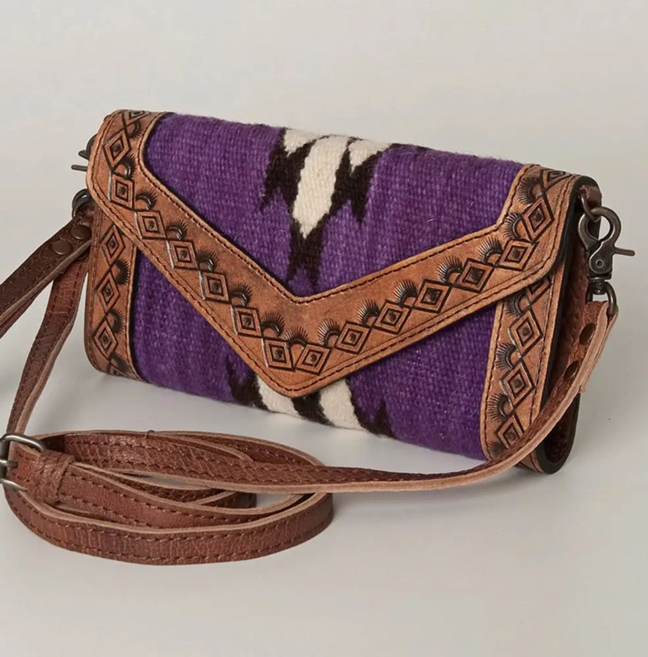 Purple Aztec Purse