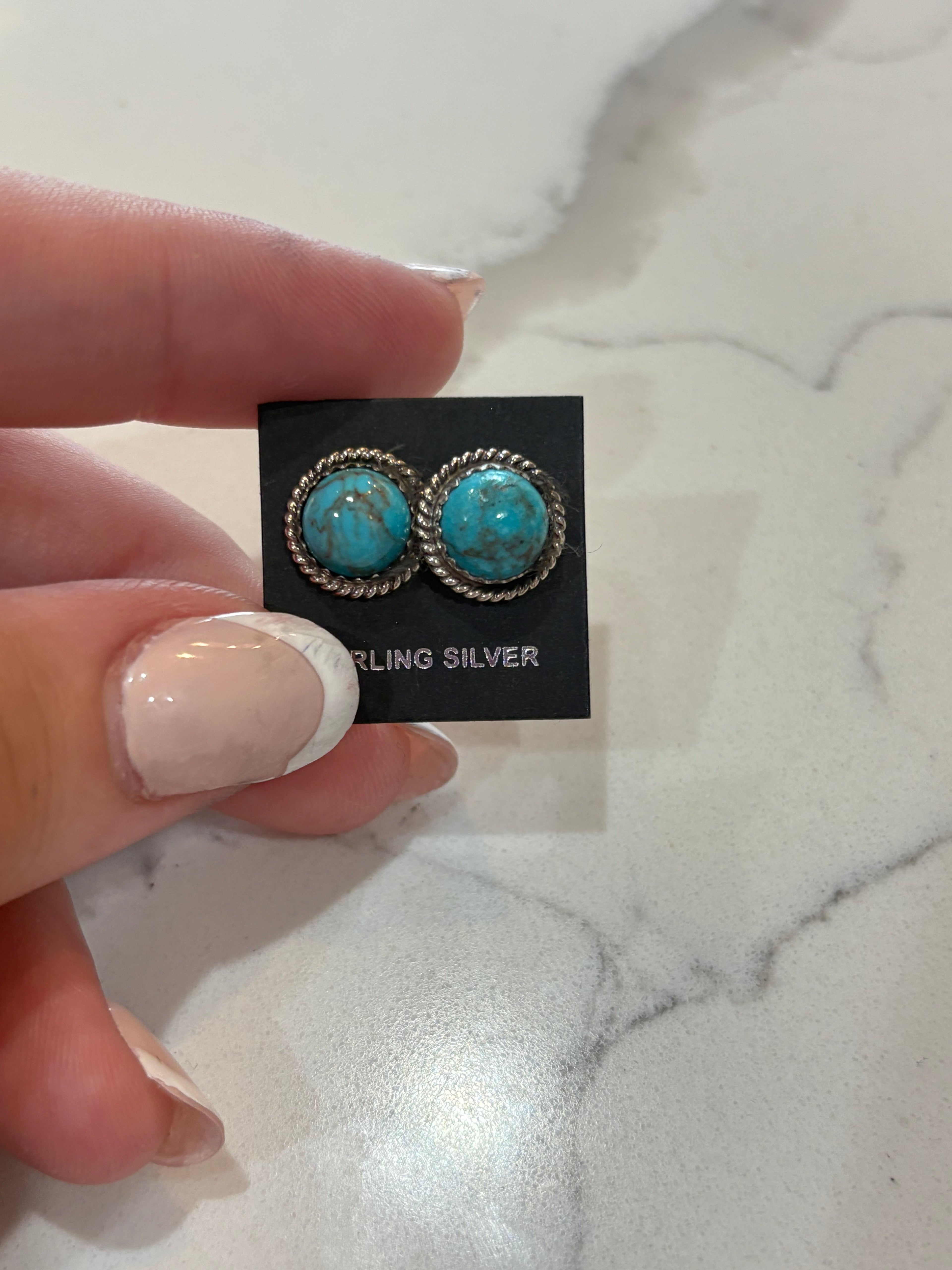 Mini Turquoise Studs
