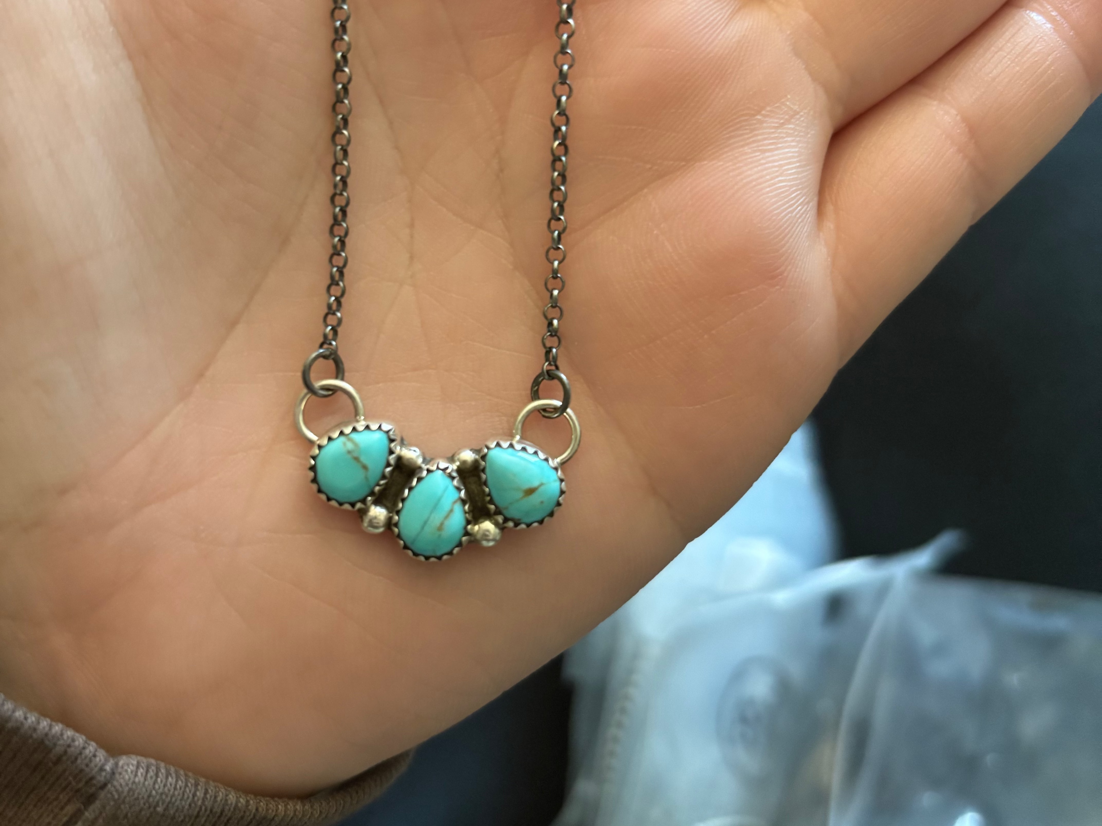 Mini 3stone necklace